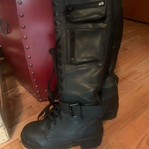 Dolls Kill combat boots